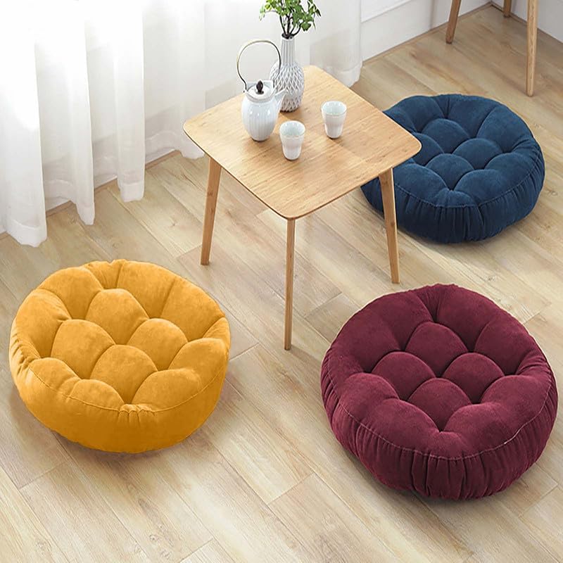 2‑Pcs Round Meditation Floor Pillows