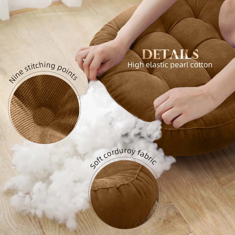 2‑Pcs Round Meditation Floor Pillows