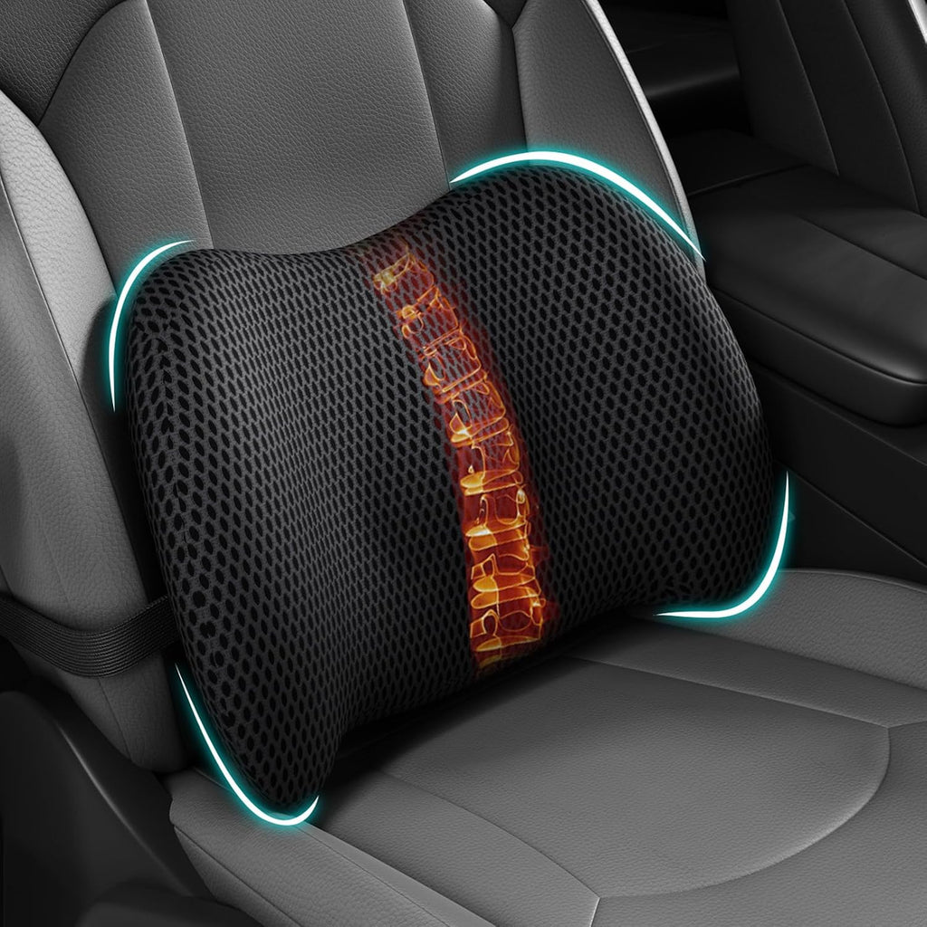 Memory Foam Car Lumbar Support Pillow