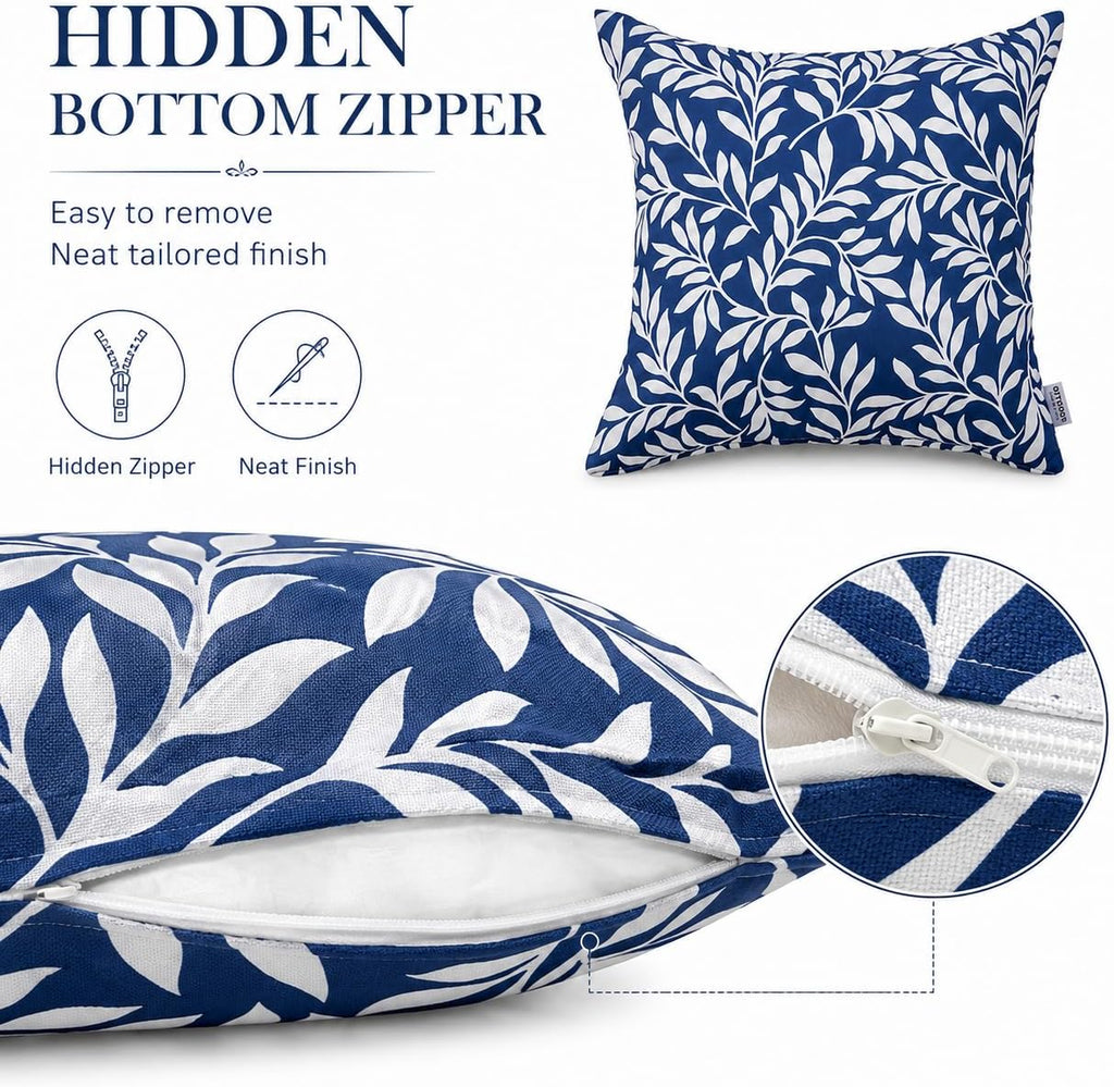 Waterproof Outdoor Throw Pillows with Inserts
