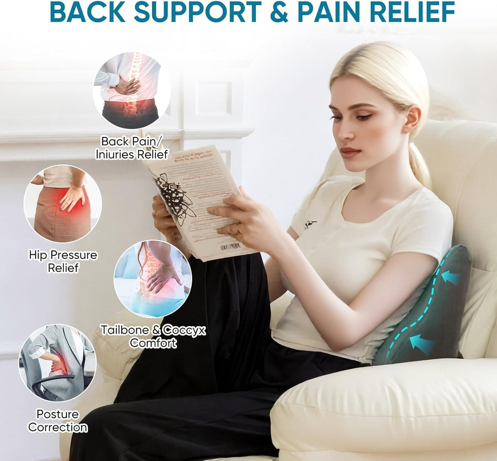 Ergonomic Recliner Couch Lumbar Support Pillow