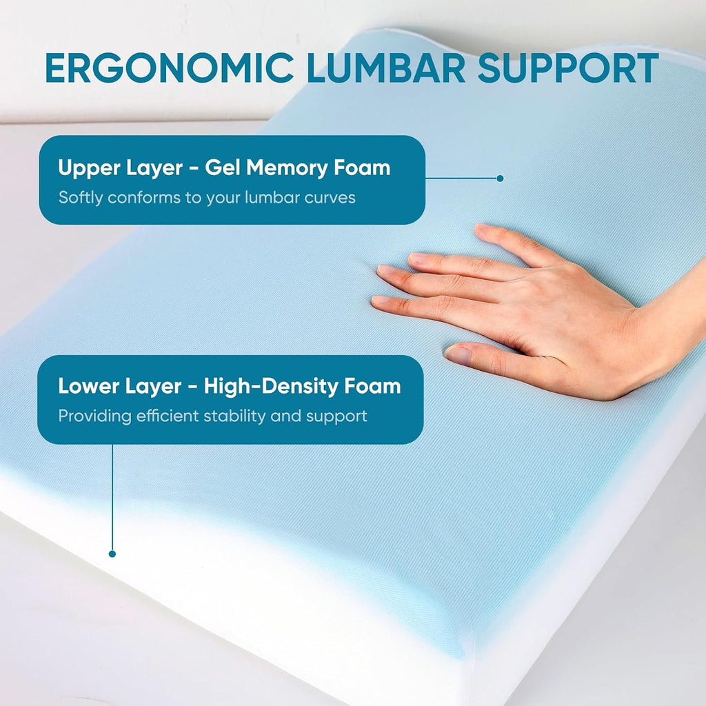 Ergonomic Recliner Couch Lumbar Support Pillow