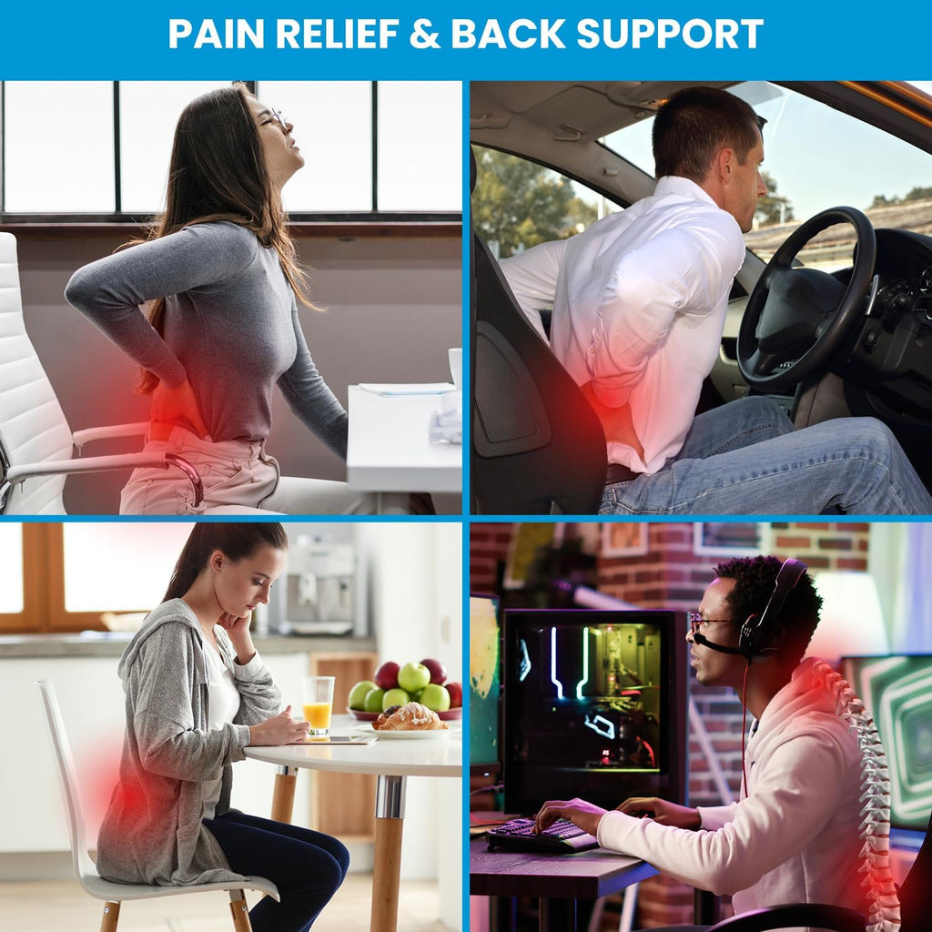 Adjustable Mesh Office‑Car Lumbar Support Pillow