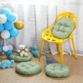 8‑Pcs Green Kids Round Floor Cushions