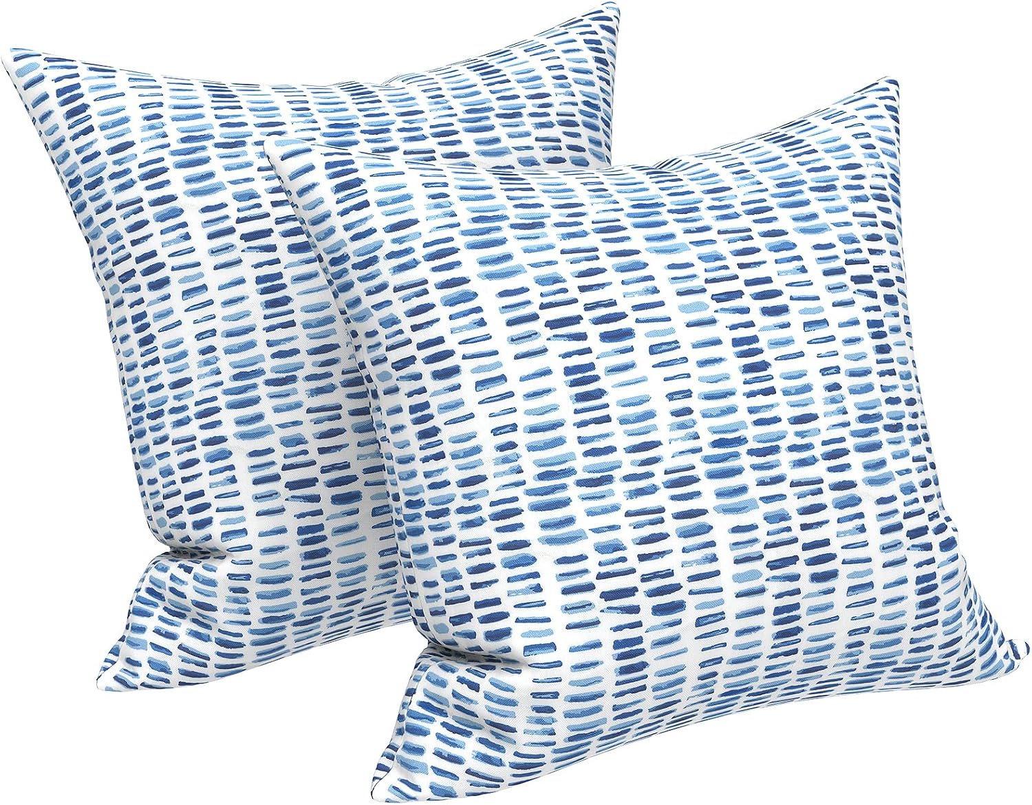 2‑Pack Pebble Blue Indoor‑Outdoor Throw Pillows