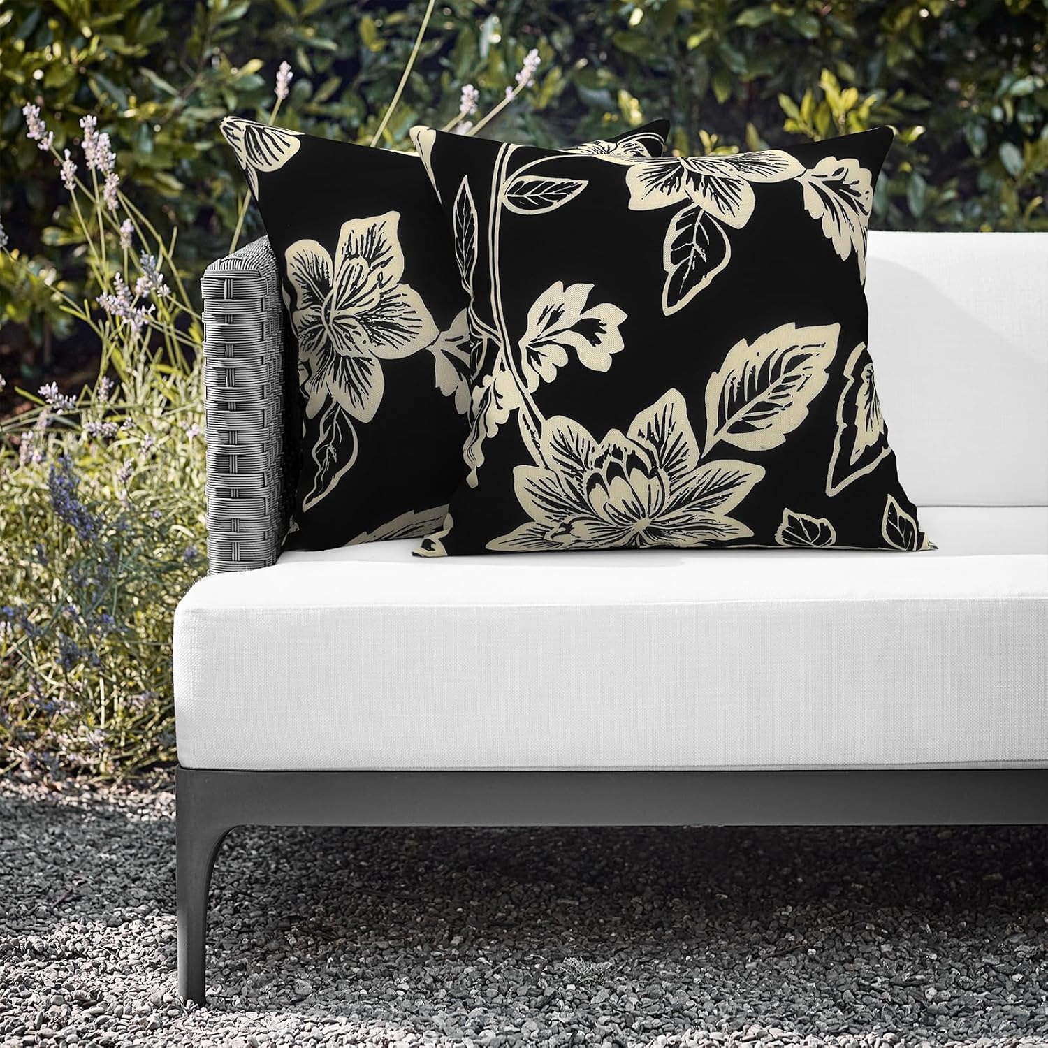 2‑Pack Water‑Repellent Outdoor Throw Pillows