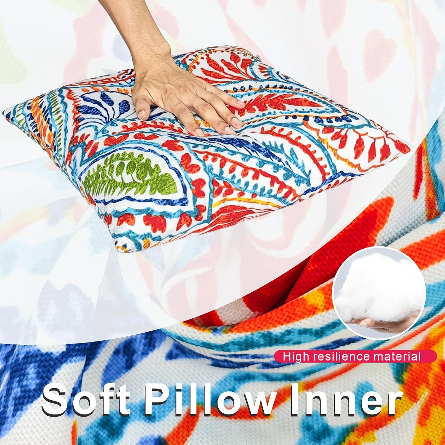 Decorative Outdoor Throw Pillows with Insert