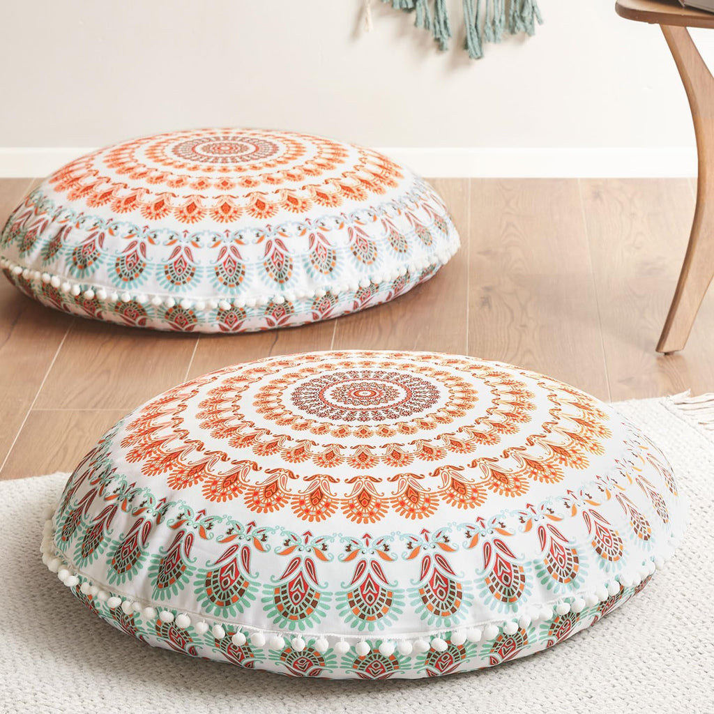 2‑Pack Large 32‑Inch Floor Meditation Cushions
