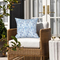 2‑Pack Pebble Blue Indoor‑Outdoor Throw Pillows