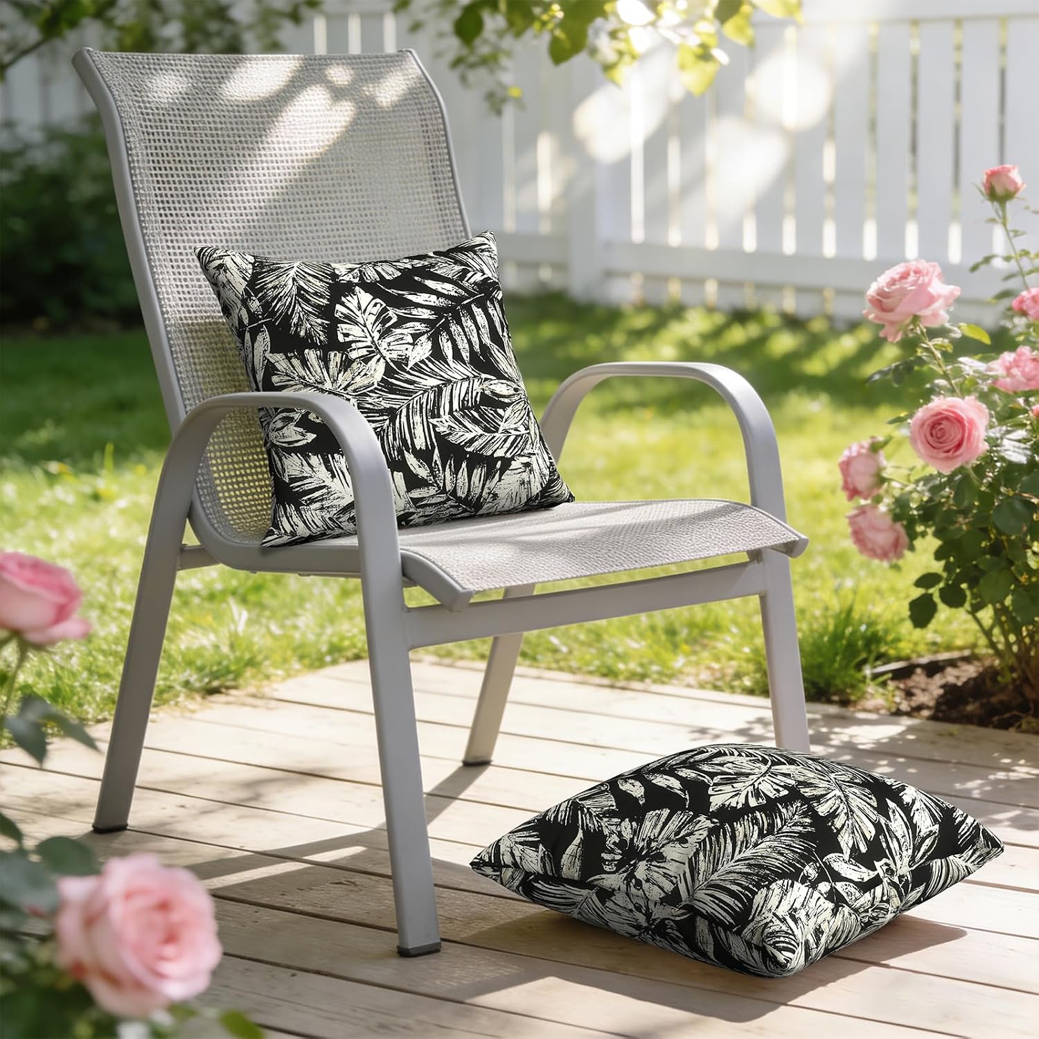 2‑Pack Waterproof Outdoor Throw Pillows