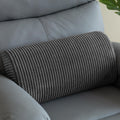 Dark Grey Memory Foam Recliner Lumbar Pillow