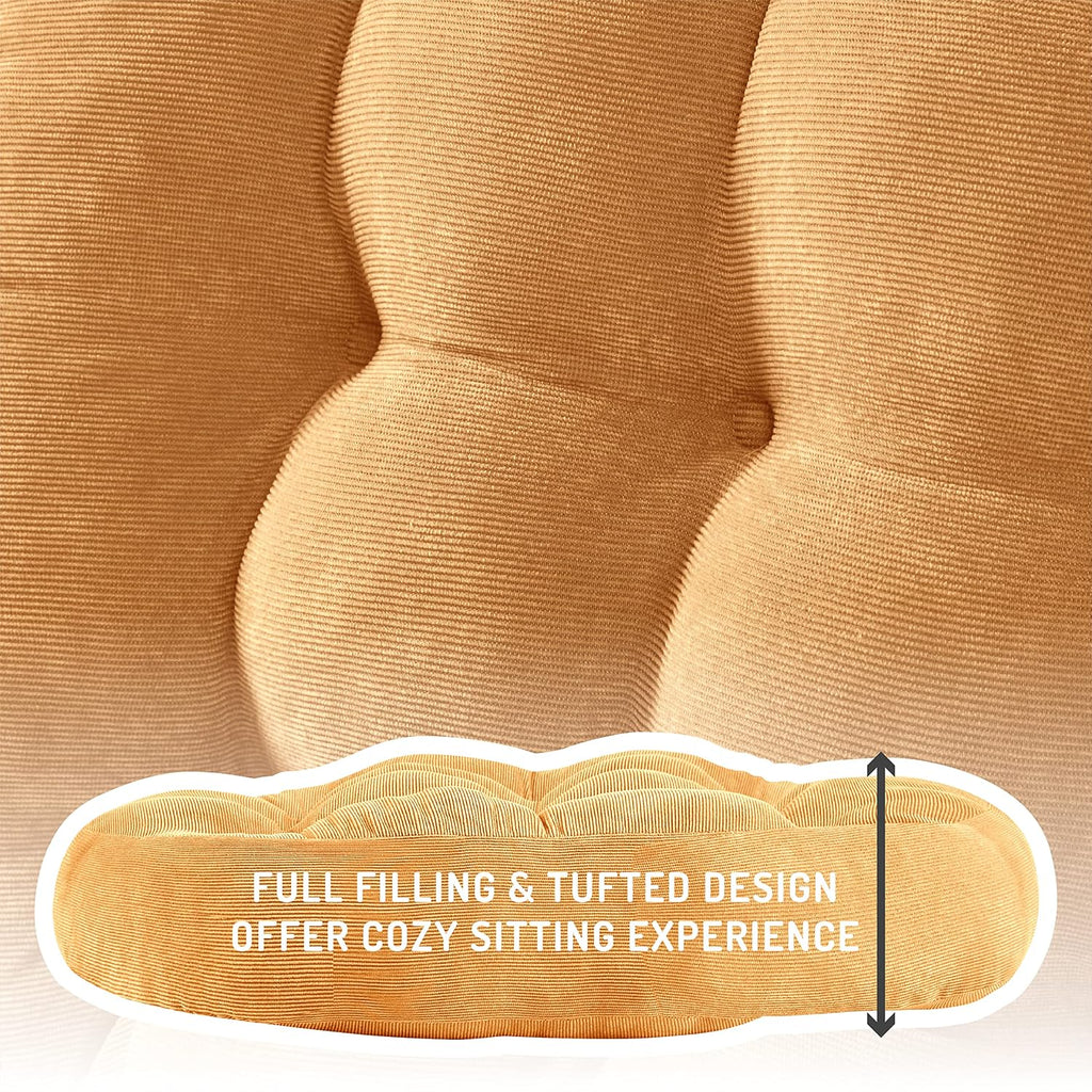 Set‑of‑2 Round Meditation Floor Cushions
