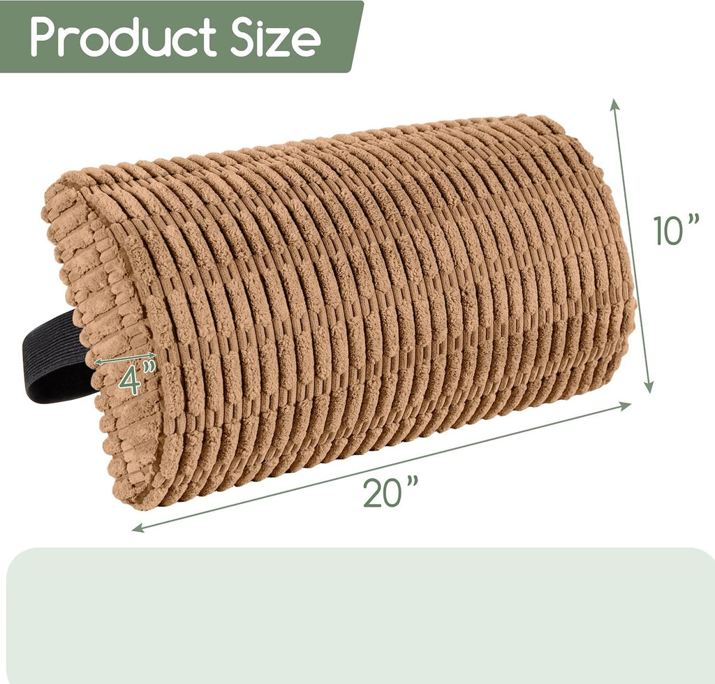 Brown Memory Foam Back Support Cushion